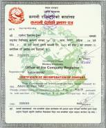 Certificate of Company Registrar  » Click to zoom ->